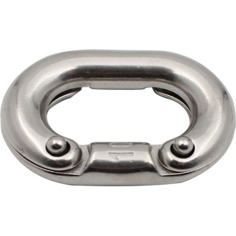 Chaînes en acier inoxydable 316, clips de chaîne, connecteurs de chaîne et anneaux de connexion accessoires de quincaillerie marine chaîne de 8 mm très résistant à la corrosion et adapté aux enviro (1/3)