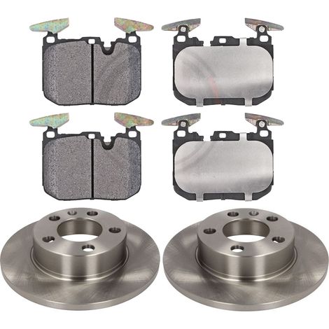 KIT FRENI ANTERIORI compatibile con BMW i8 (I12) - DISCHI + PASTIGLIE OEM: FDB4611 / 39958, 39936 / V1433.B1 /SOSTITUZIONE DIRETTA/BASSA POLVERE/SILENZIOSO