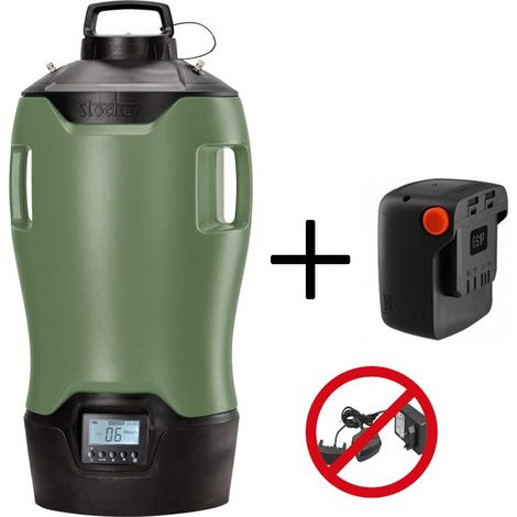 Stocker Geyser Nebulizzatore E-25 MI 21V Verde + 1 Batteria 2.6 Ah 21 V (1/5)