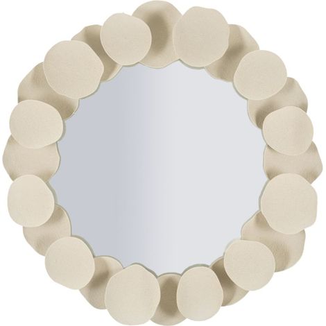 Miroir mural Dune Cm 85X7,5X85 (Dimensions intérieures du miroir Cm Ø 62) (1/5)