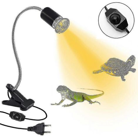 Wärmelampe für Schildkröten, Sonnenplatzlampe, 360° drehbar (1/5)