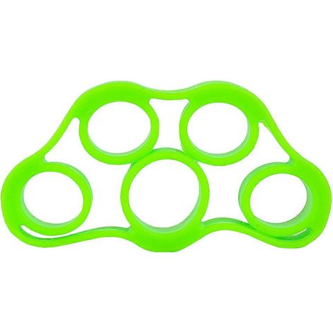 Poignée en silicone pour étirer et renforcer les doigts (vert) (1/4)