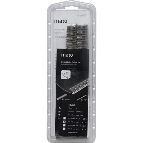 Paquete de grapas para cinta transportadora H24BS/4-15/T2F MATO 3800130