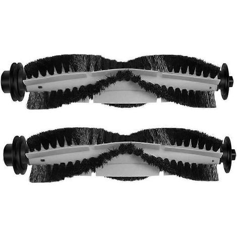 Lot de 2 brosses rotatives pour aspirateur Eufy 11S, 30C, 15C, 25C et 35C (pièces de rechange pour brosse principale et brosse rotative). (1/5)