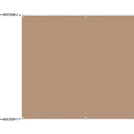 Maison Exclusive - Senkrechtmarkise Taupe 180x1000 cm Oxford-Gewe