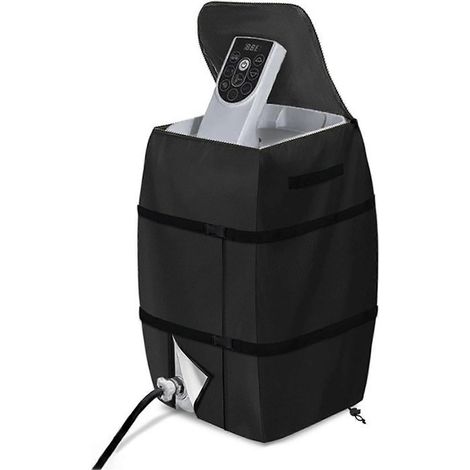 Housse de pompe pour spa avec fermeture éclair, imperméable et anti-poussière, pour chauffage de spa. Housse de pompe isolée pour l'hiver. (1/5)