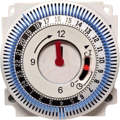 Programador Diario 24horas 230v Carril Din Terminales Faston C8427 (1/3)