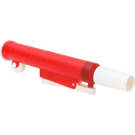 Pompe de remplissage pour pipettes jetables en plastique et en verre 25 ml rouge (1/5)