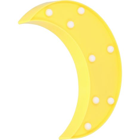 Mondförmige LED-Lampe mit 8 Chips, stimmungsvolles Nachtlicht für Schlafzimmer, Partys, Geburtstage, dekorative Beleuchtung (1/5)