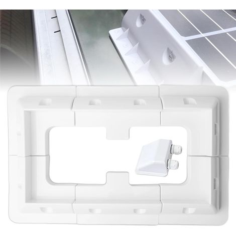 Lot de 7 supports de panneau solaire en ABS pour panneau solaire, sans perçage, pour camping-cars, toits (1/5)
