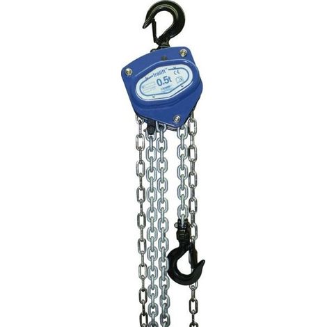 Palan Manuel Tralift 0.5t 5m Levage Charges Légères, 5m Chaîne - Tractel