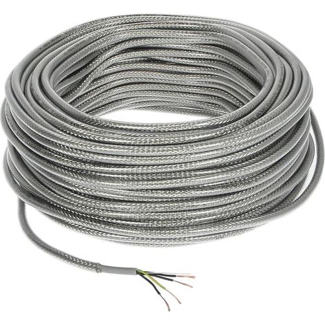 Câble de commande blindé en PVC 4 x 1,0 mm² avec conducteur de protection