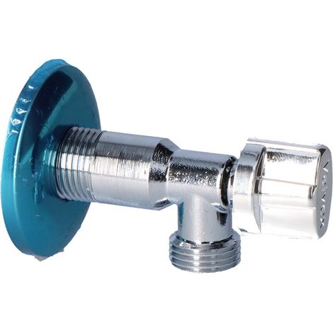 Válvula angular cromada ecológica de 1/2"-1/2" (1/2)