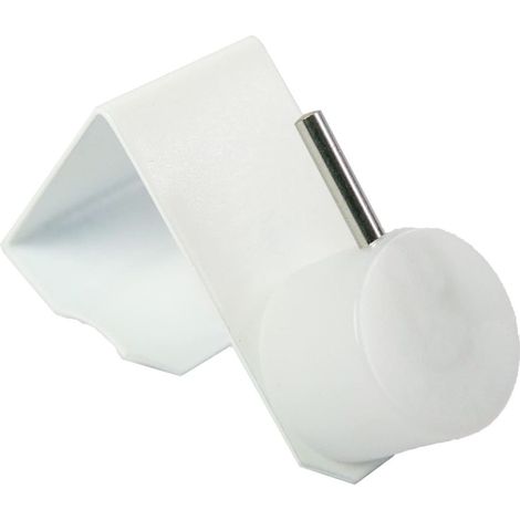 Lot de 4 crochets décoratifs de fenêtre, à clip, pour la décoration de fenêtre ou pour fixer vos tringles à rideaux (choisissez une taille qui correspond à l'épaisseur de votre fenêtre) (1/5)