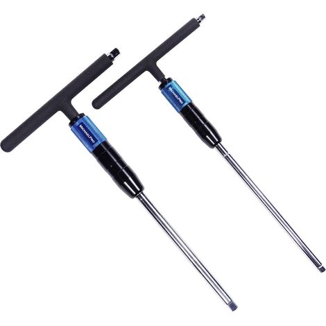 MichaelPro MP009015 Set di Chiavi a T da 1/4'' e 3/8'' - Impugnatura Regolabile e 2 Estremità - Giramaschi a Cricchetto con Impugnatura Girevole a 3 Livelli - Attrezzi da Lavoro con Design Brevettato (1/5)