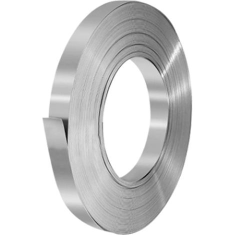 Rolle aus Edelstahlblech 304, 0,05–1 mm dick, für Bastelarbeiten und elektronische Geräte, silberfarben, 0,05 × 30 × 5000 mm (1/5)