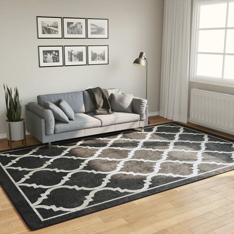 Tapis lavable, noir et blanc, 190 x 300 cm (1/5)