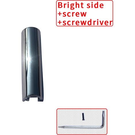 Teclado metálico en blanco para Volkswagen Golf 7 MK7, Skoda Octavia A7 y SEAT Golf MK7, piezas metálicas para mando a distancia sin llave.