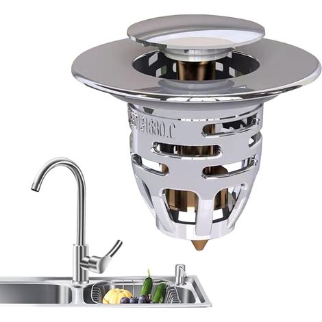 Bouchon de vidange pour lavabo crépine de vidange filtre