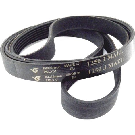 Courroie striée électroménager Hutchinson élastique 1250 PJE 6