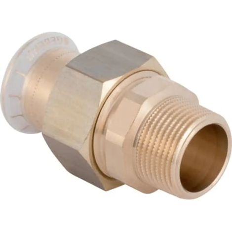 Geberit Mapress Cobre Racor de transición con rosca macho, DN 15 / 20, dø 18 mm, 65542