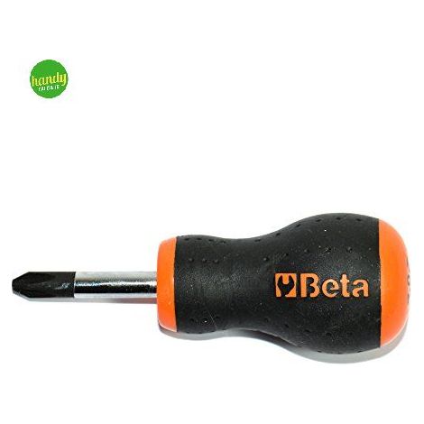Cacciavite phillips tipo cortissimo ph1 Beta con impronta a croce lama testa nera 4,5 x 30 mm