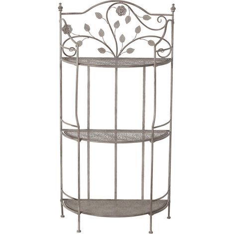 Regal Flores, H 116,00 cm, B 60,00 cm, Eisen