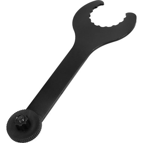 1 clé de pédalier, compatible Hollowtech II, pour démontage manivelle et capuchon de boîtier de pédalier, outil vélo (1/5)