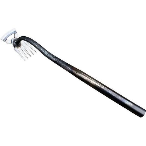 Désherbeur multifonctionnel, arrache-serpents manuel, outil portable pour désherber, terre meuble, désherbeur manuel en acier à haute teneur en carbone pour cour et jardin-A Iron Handle (1/5)