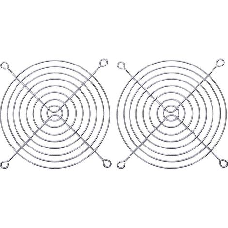 Une grille de protection pour les doigts compatible avec les ventilateurs de boîtier d'ordinateur de 120 x 120 mm. (1/5)