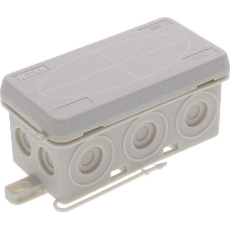 Wiska 10109577 Boîte de dérivation (L x l x H) 86 x 44 x 41 mm gris clair (RAL 7035) IP55 1 pc(s) (1/3)