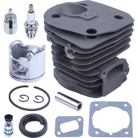 44mm Cylindre Piston Kit pour Husqvarna 350 351 353 346 Jonsered CS 2150 2149 2152 2153 Pièces plaquées Nikasil (1/4)