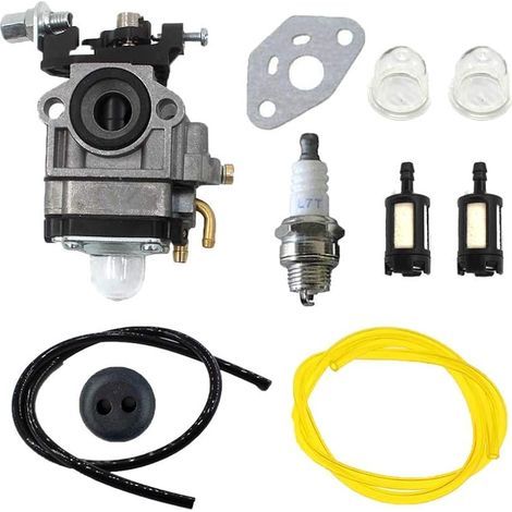 Carburateur 10mm et Filtre à Essence avec Tuyau d'essence Joint de Réservoir Pour 22cc 25cc 26cc 30cc Debroussailleuse Tronconneuse Taille-Haie Tarier (1/5)