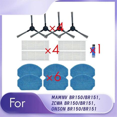 15 pièces d'accessoires de rechange pour aspirateurs MAMNV BR150/BR151, ZCWA BR150/BR151 et ONSON BR150/BR151. (1/5)