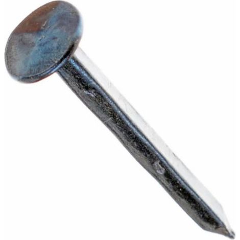 Lot de 10 clous de serrure de 30 mm de long - Clous - Forgés - Clous décoratifs forgés - Aspect antique - Surface bleu-noir (1/3)