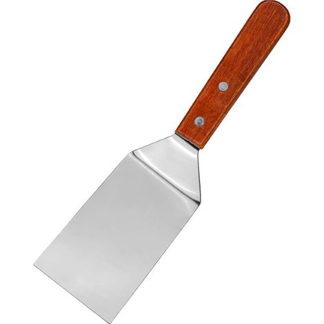 Grattoir en acier inoxydable, accessoires de gril pour grattoir pour cuire des pizzas et couper des aliments (1/5)
