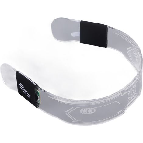 Lunettes LED lumineuses colorées avec 4 modes clignotants et 7 couleurs réglables, contrôle double pour soirée bar festival de musique (1/5)