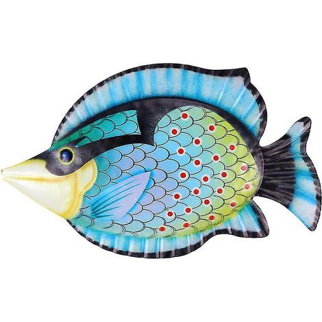 1 décoration murale en forme de poisson pour jardin (1/3)