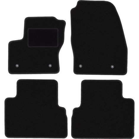 Tappetini in velluto nero per: Ford C-MAX MK2 minivan (2015-2019)