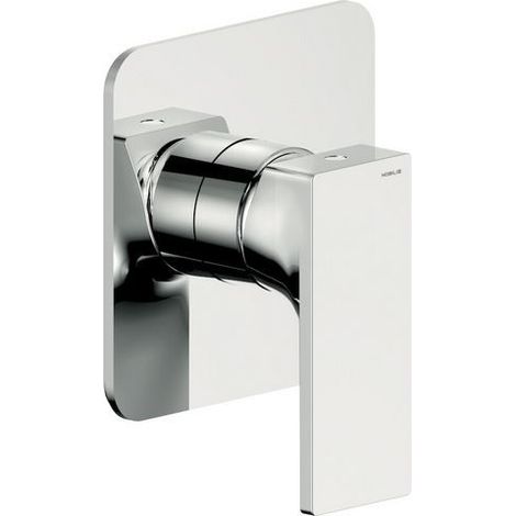 Mitigeur de douche encastré 110 mm en laiton chromé - Nobili Seven