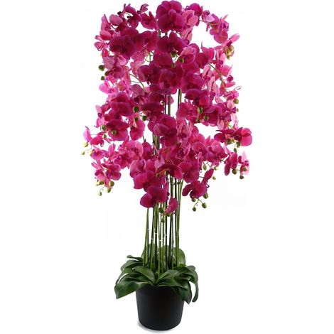 150cm Giant Pink Orchid Plant - Artificial - 189 flowers REAL TOUCH (1/5)