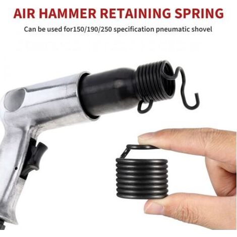 Lot de 6 Ressorts De Burin Pneumatique En Acier Pour Marteau À Air Accessoires De Pelle Pneumatique 10.5X3.5X4.5 Cm Facile À Installer Et Transporter (1/5)