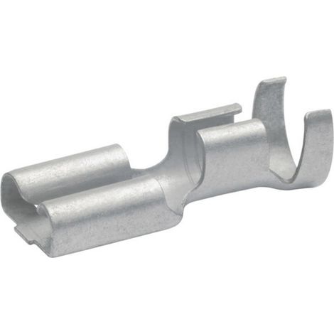 Klauke 2720 Flachsteckhülse  Steckbreite: 6.30 mm Steckdicke: 0.80 mm 180 ° Unisoliert Messing 1 St.