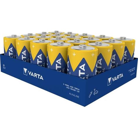 Varta Industrial Batteria 20 x D Alcalina 17000 mAh
