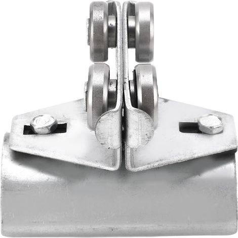 Poulie de guidage en acier inoxydable 24mm pour câble, roulette à galets pour rail et système trolley