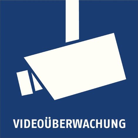 ABUS AU1500 Warnaufkleber (B x H) 90 mm x 90 mm (1/2)