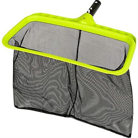 Épuisette de fond de piscine avec cadre en plastique renforcé pour piscine, étang, spas, bassin à poissons, parc aquatique (1/4)