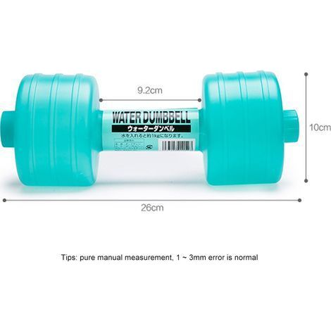Haltères Remplissables d'Eau pour Femme - Poids Variables pour Entraînement à Domicile (1/3)