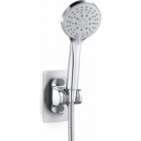 Pressure Shower Head with Temperature Display Chrome (1/5)