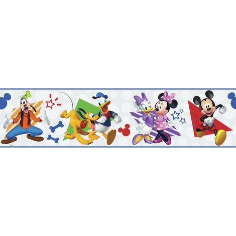 Frise adhésive Disney Mickey and Friends - 12,7 cm x 4.57 m (1/4)
